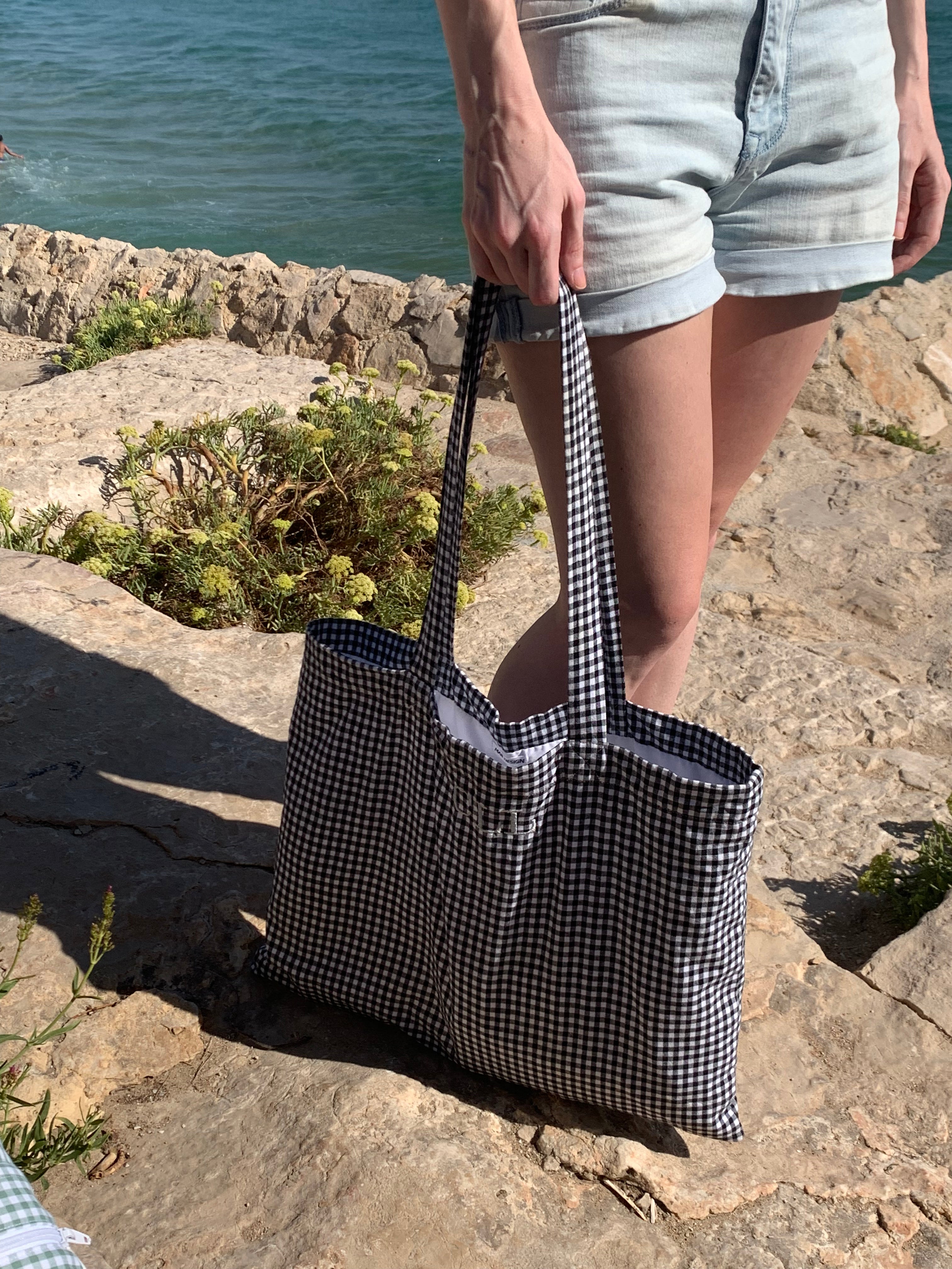 Black handbag